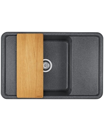 Кухонная мойка Акватон Беллис графит 1A725032BS210