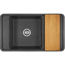 Кухонная мойка Акватон Беллис графит 1A724832BS210