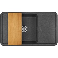 Кухонная мойка Акватон Беллис графит 1A724832BS210