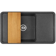 Кухонная мойка Акватон Беллис графит 1A724832BS210