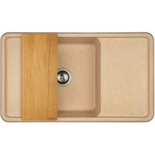 Кухонная мойка Акватон Беллис песочный 1A724832BS220