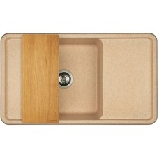 Кухонная мойка Акватон Беллис песочный 1A724832BS220