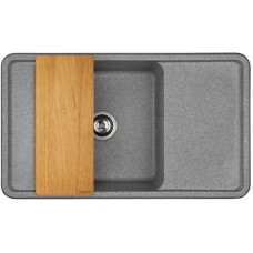 Кухонная мойка Акватон Беллис серый 1A724832BS230