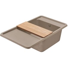 Кухонная мойка Акватон Беллис серый шелк 1A724832BS250