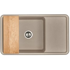 Кухонная мойка Акватон Беллис серый шелк 1A724832BS250