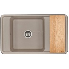 Кухонная мойка Акватон Беллис серый шелк 1A724832BS250