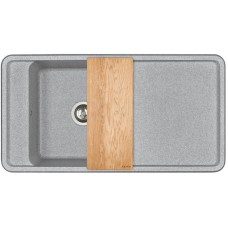 Кухонная мойка Акватон Беллис серый 1A725132BS230