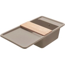 Кухонная мойка Акватон Беллис серый шелк 1A725132BS250