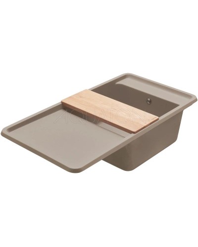 Кухонная мойка Акватон Беллис серый шелк 1A725132BS250