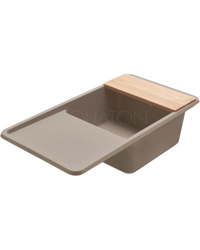 Кухонная мойка Акватон Беллис серый шелк 1A725132BS250