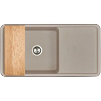 Кухонная мойка Акватон Беллис серый шелк 1A725132BS250