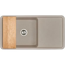 Кухонная мойка Акватон Беллис серый шелк 1A725132BS250