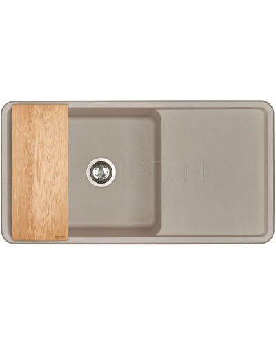 Кухонная мойка Акватон Беллис серый шелк 1A725132BS250