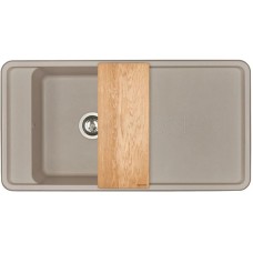 Кухонная мойка Акватон Беллис серый шелк 1A725132BS250