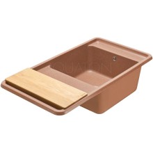 Кухонная мойка Акватон Беллис терракотовый 1A725132BS270