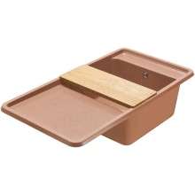 Кухонная мойка Акватон Беллис терракотовый 1A725132BS270