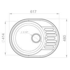 Кухонная мойка GranFest Quarz бежевый GF-Z58