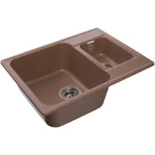 Кухонная мойка GranFest Quarz терракот GF-Z09