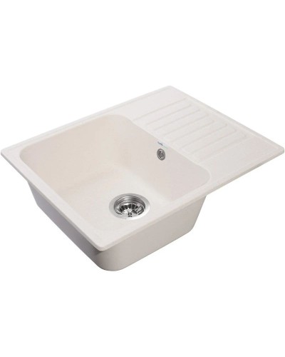 Кухонная мойка GranFest Quarz белый GF-Z13