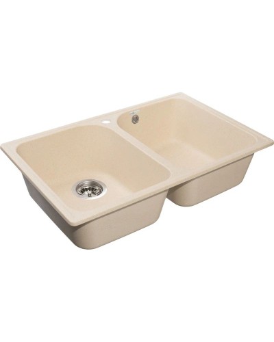 Кухонная мойка GranFest Quarz бежевый GF-Z15