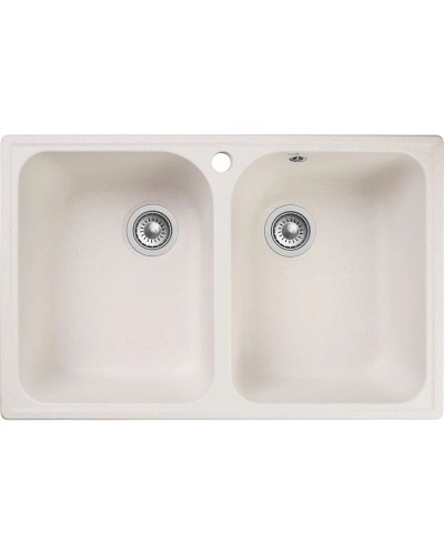 Кухонная мойка GranFest Quarz белый GF-Z15