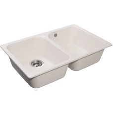 Кухонная мойка GranFest Quarz белый GF-Z15