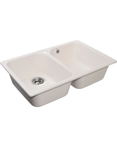 Кухонная мойка GranFest Quarz белый GF-Z15