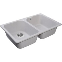 Кухонная мойка GranFest Quarz серый GF-Z15