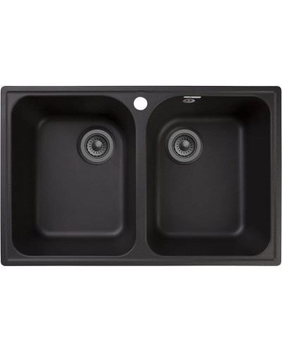 Кухонная мойка GranFest Quarz черный GF-Z15