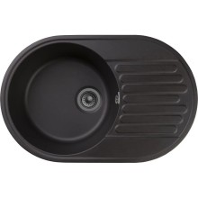 Кухонная мойка GranFest Quarz черный GF-Z18
