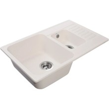 Кухонная мойка GranFest Quarz белый GF-Z21K