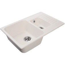 Кухонная мойка GranFest Quarz белый GF-Z21K