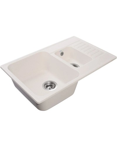 Кухонная мойка GranFest Quarz белый GF-Z21K