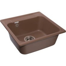 Кухонная мойка GranFest Quarz терракот GF-Z48