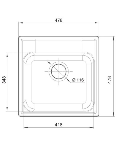 Кухонная мойка GranFest Quarz терракот GF-Z48