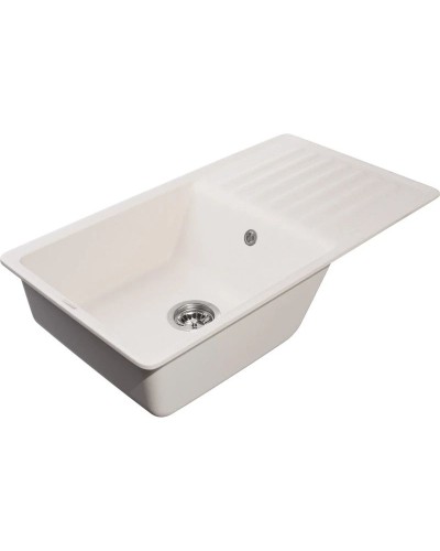 Кухонная мойка GranFest Quarz белый GF-Z73