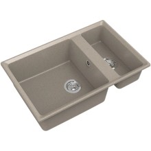 Кухонная мойка GranFest песок Level GF-LV-760K