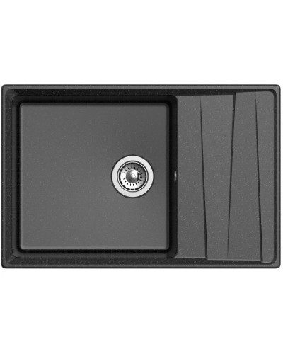 Кухонная мойка GranFest черный Level GF-LV-760L