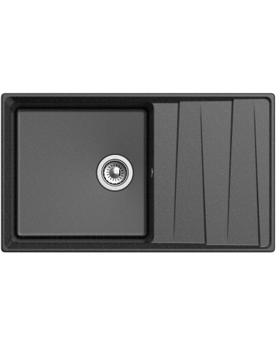 Кухонная мойка GranFest черный Level GF-LV-860L