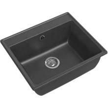 Кухонная мойка GranFest графит Vertex GF-V-580