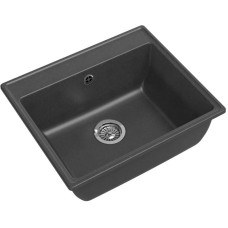 Кухонная мойка GranFest графит Vertex GF-V-580