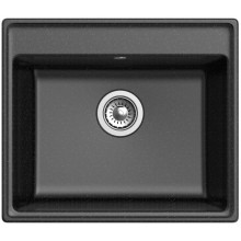 Кухонная мойка GranFest черный Vertex GF-V-580