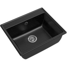 Кухонная мойка GranFest черный Vertex GF-V-580