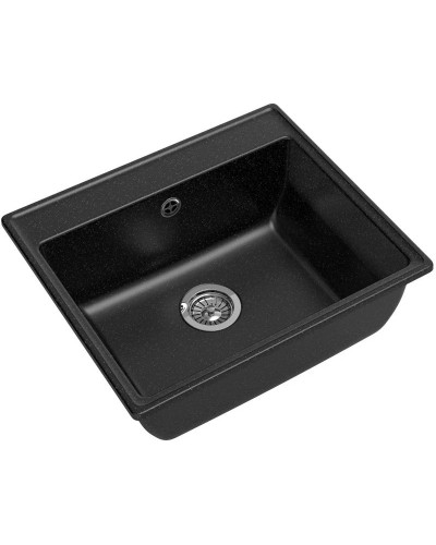 Кухонная мойка GranFest черный Vertex GF-V-580