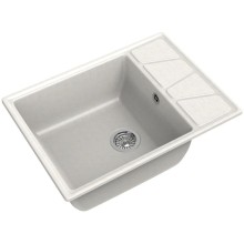 Кухонная мойка GranFest белый Vertex GF-V-680L