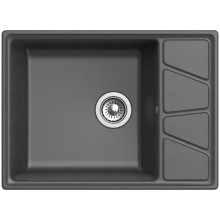 Кухонная мойка GranFest графит Vertex GF-V-680L