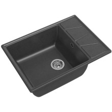 Кухонная мойка GranFest графит Vertex GF-V-680L