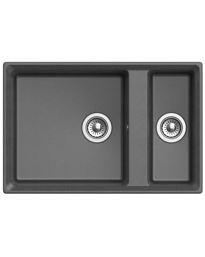 Кухонная мойка GranFest графит Level GF-LV-760K