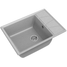 Кухонная мойка GranFest серый Vertex GF-V-680L