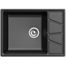 Кухонная мойка GranFest черный Vertex GF-V-680L
